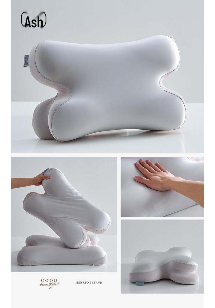 Ergonomic 3D Memory Foam Butterfly Pillow for Neck Support and Deep Sleep