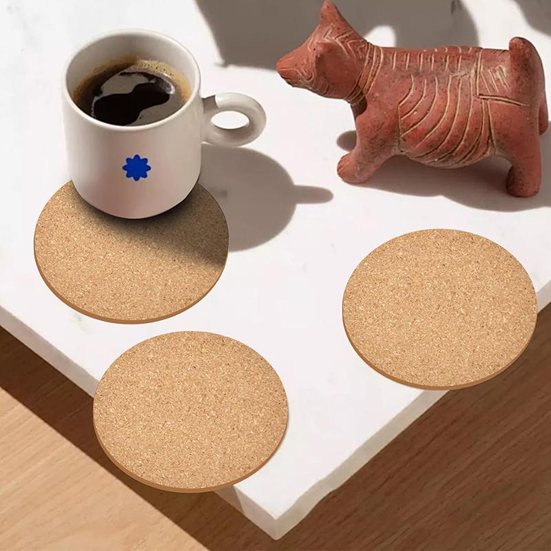 12 stuks Ronde Kurken Onderzetters Antislip Kurken Onderzetter Hittebestendig Pad Thee Koffie Mok Drankhouder Tafeldecoratie Keukenbenodigdheden
