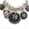 Les Trésors De Lily [F4358] - Designer Necklace 'Esmeralda' Purple