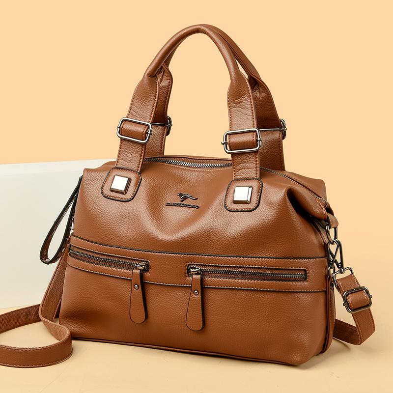 Soft Leather Shoulder Bag for Women Crossbody Bags Large Capacity Luxury Brand Designer Casual Bag