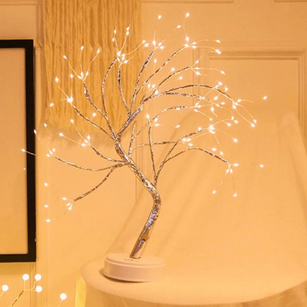 USB Powered Pearl Tree Lamp 108 Leds Atmosphere Light Home Decor Bonsai Tree Night Light  Tabletop
