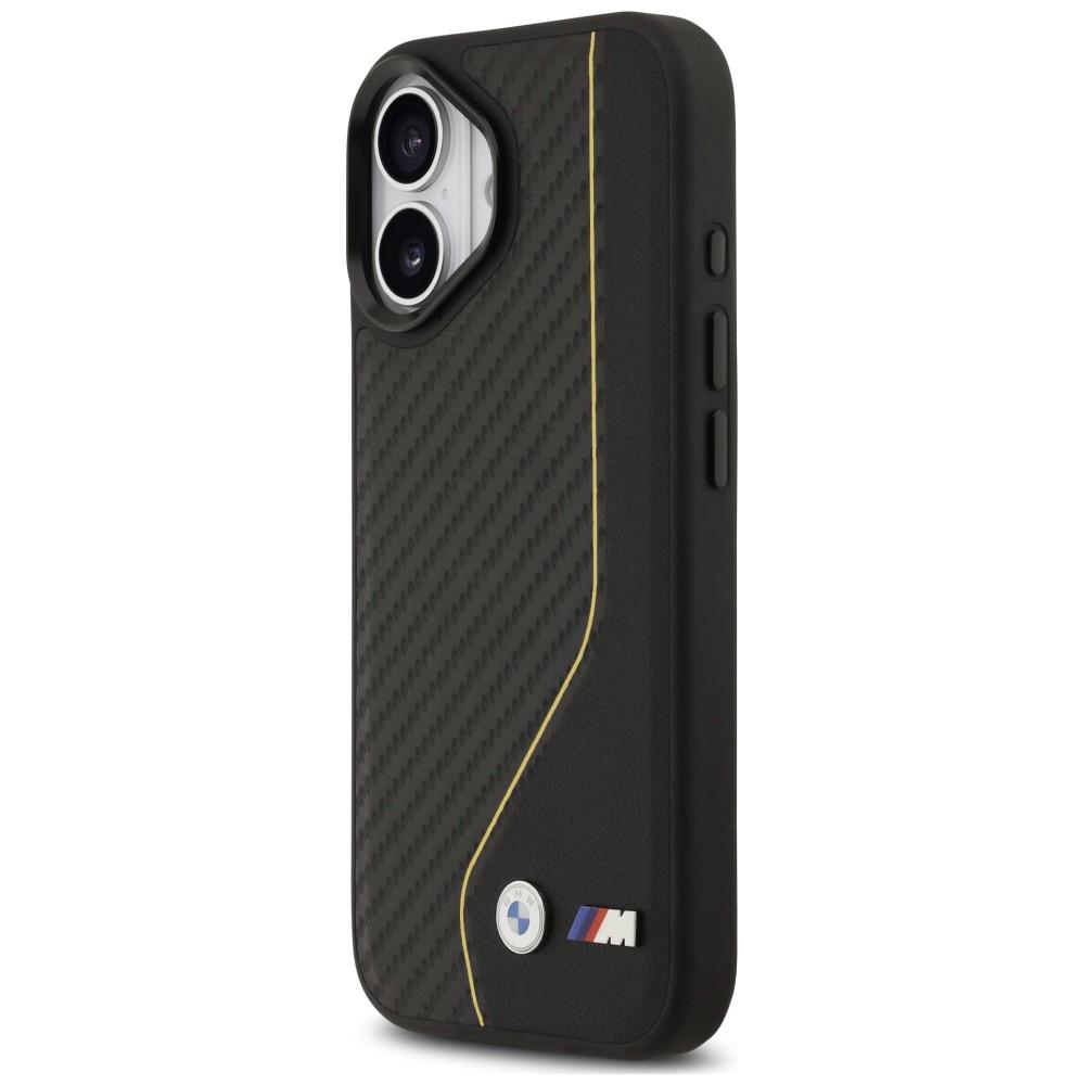 BMW M Carbon Line & Logo MagSafe Hülle für iPhone 17 Gelb