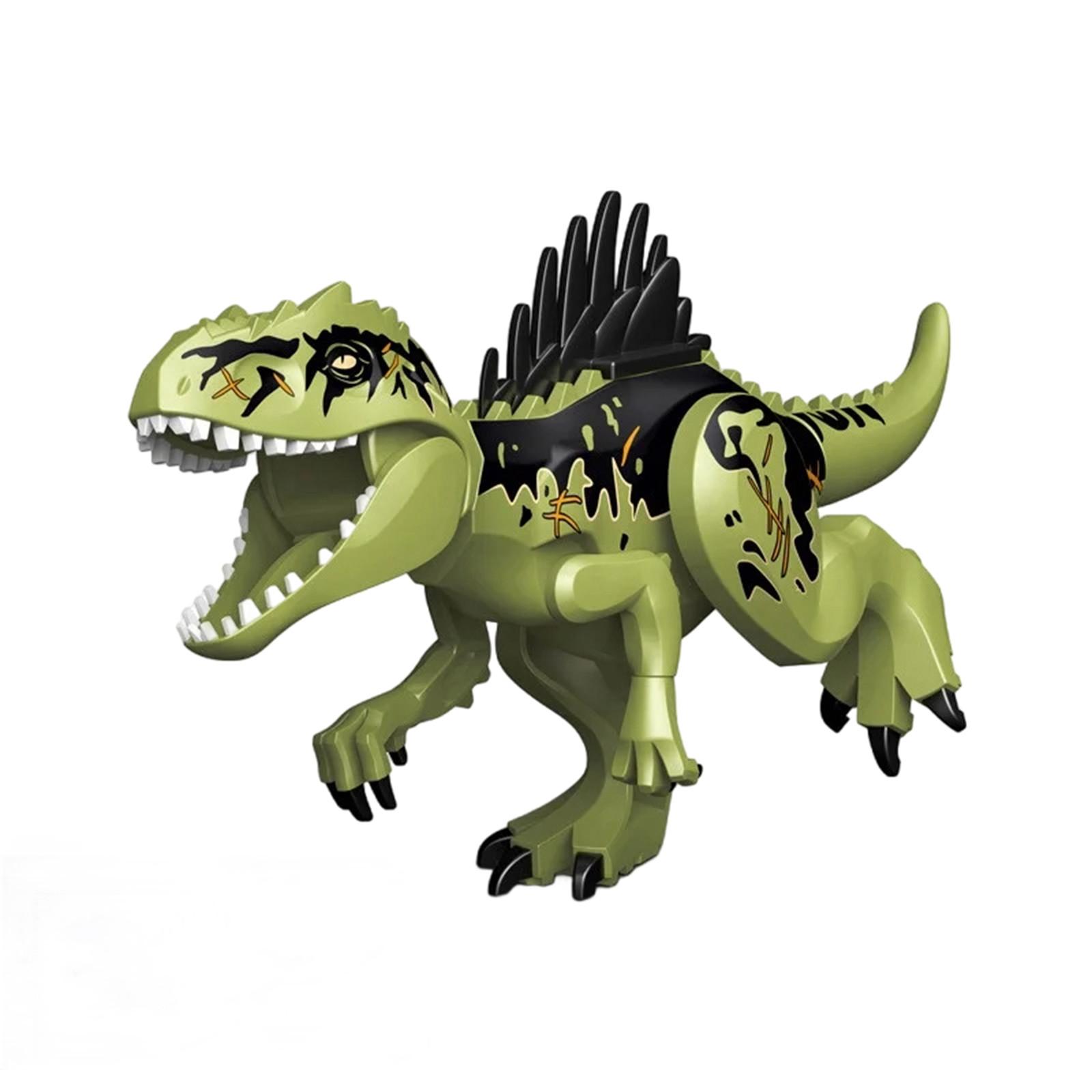 

Большие Фигурки Динозавров Кирпичики Сборка Строительные Блоки Гребнистый Гиганотозавр Динозавр Развивающие Игрушки Детские Подарки One Size зелёный