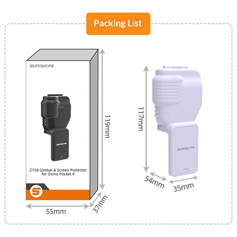Pocket 4 Gimbal Lens Ekranı İçin Şeker Renkli Koruyucu Kılıf Hepsi Bir Arada Çizilmez Kılıf Mini Kamera Lens Ekran Koruyucu