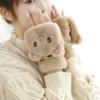 Fashion Plush Rabbit Fur Mittens Soft Winter Warm Warm Thick Gloves Comfortable Cute Plush Gloves Women