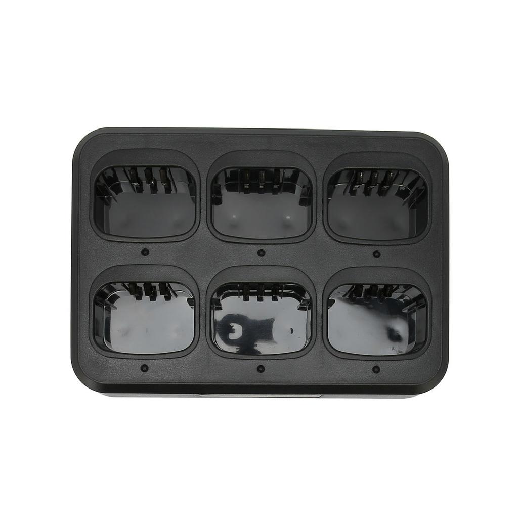 Walkie Talkie Seksveis Lader Rask Varmeavledning 500mA Utgang AC 100?240V Multiladerbase for