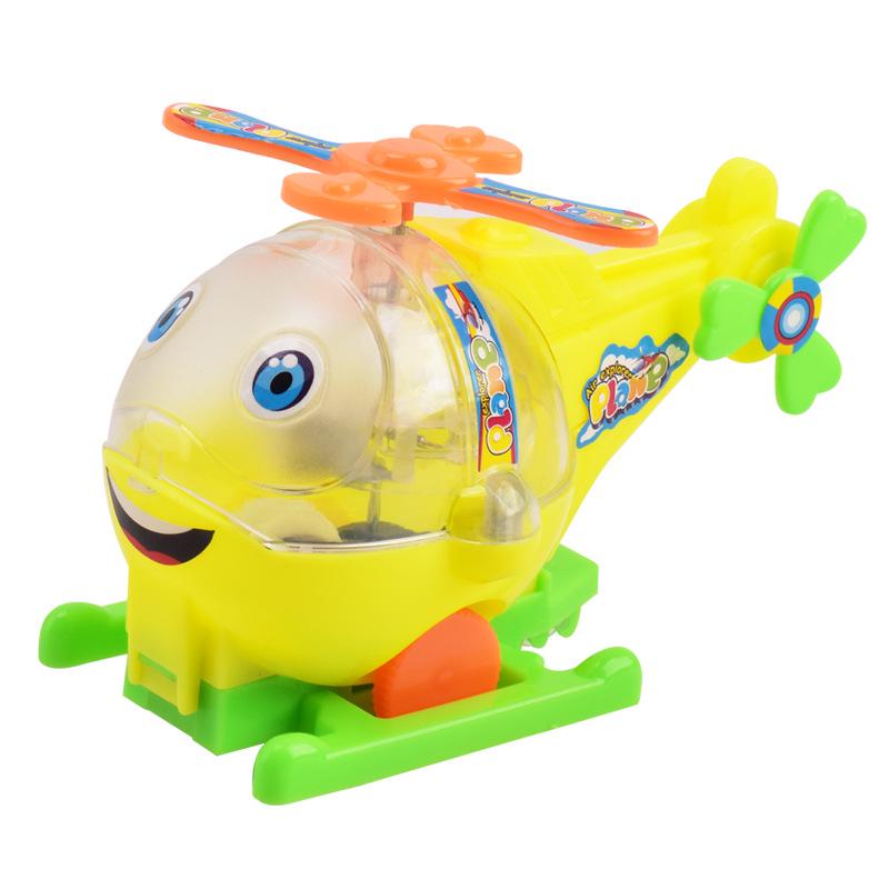 Children's Cartoon Pull String Airplane & Helicopter Toys for Kindergartens and Prizes