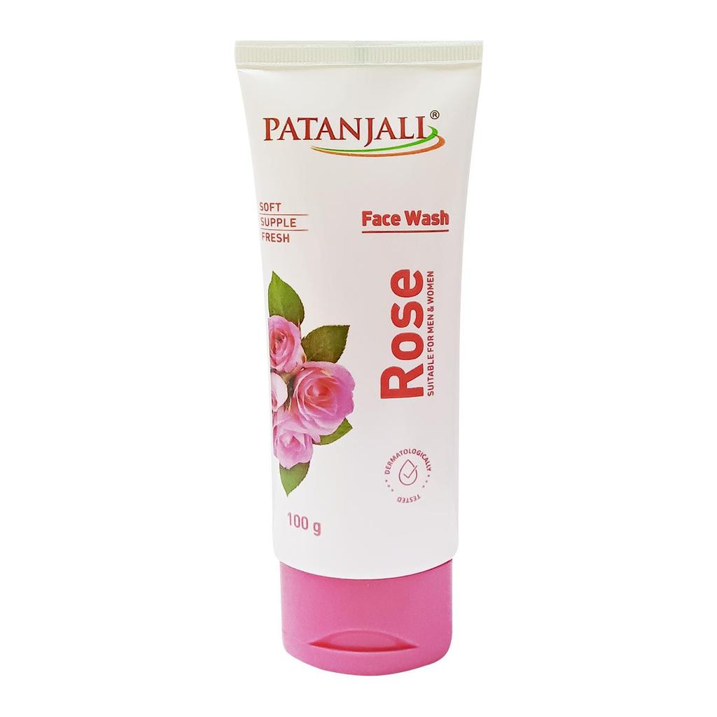 Patanjali Rose Face Wash 100 g Natural Personal Face Care