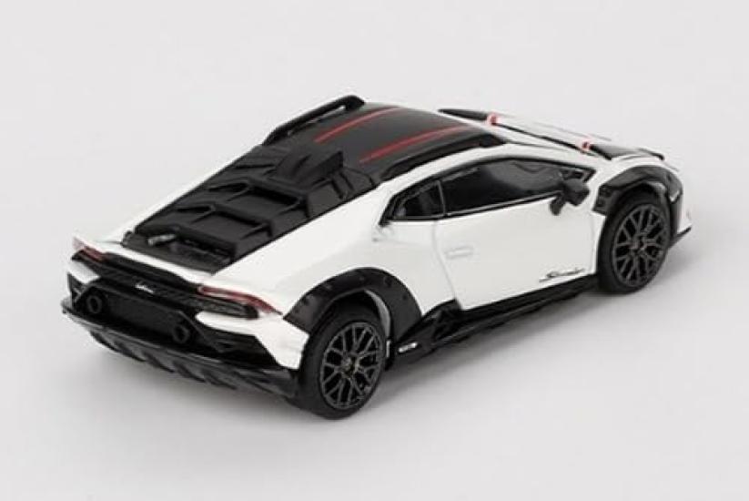MINI GT MiJo Exclusives Lamborghini Huracan Stellato Bianco Asopo White Finished Product × 1/64 (Left Handle)