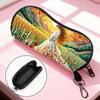Zipper Eyeglasses Pouch Compact Carabiner Sunglasses Holder Portable Glasses Bag Artistic Anti-Scratch Glasses Case For Daily