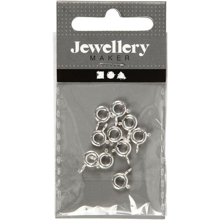 Creotime 6mm Suspension Clasp 10 Pcs