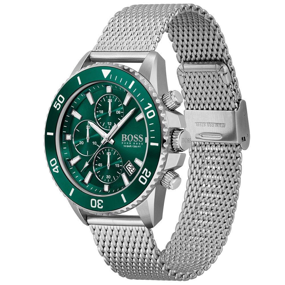Hugo Boss 1513905 Ceas pentru bărbați Admiral Chronograph cu cadran verde