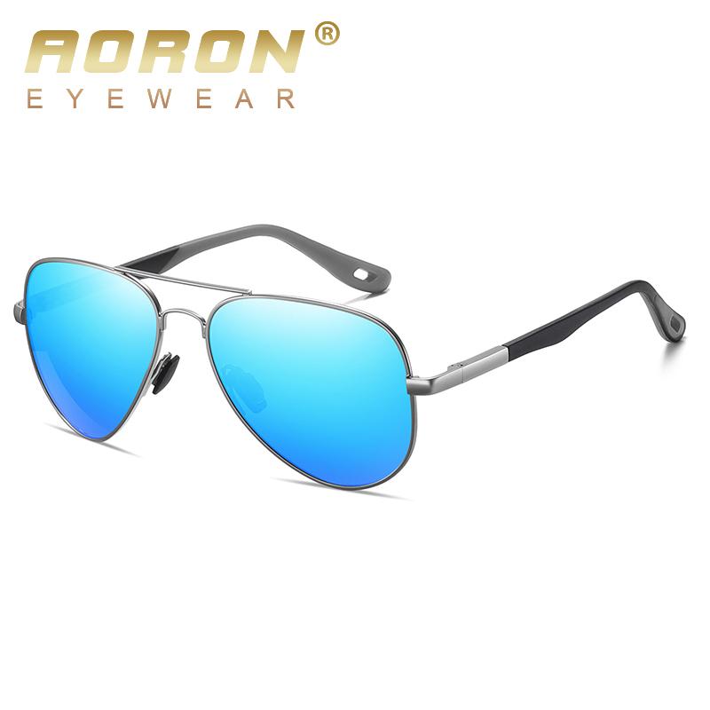 aoron More Than 100 Colors Polarized Sunglasses for Men Women Fashion Design Metal Frame Outdoor UV400 Anti Glare Driving Glasses