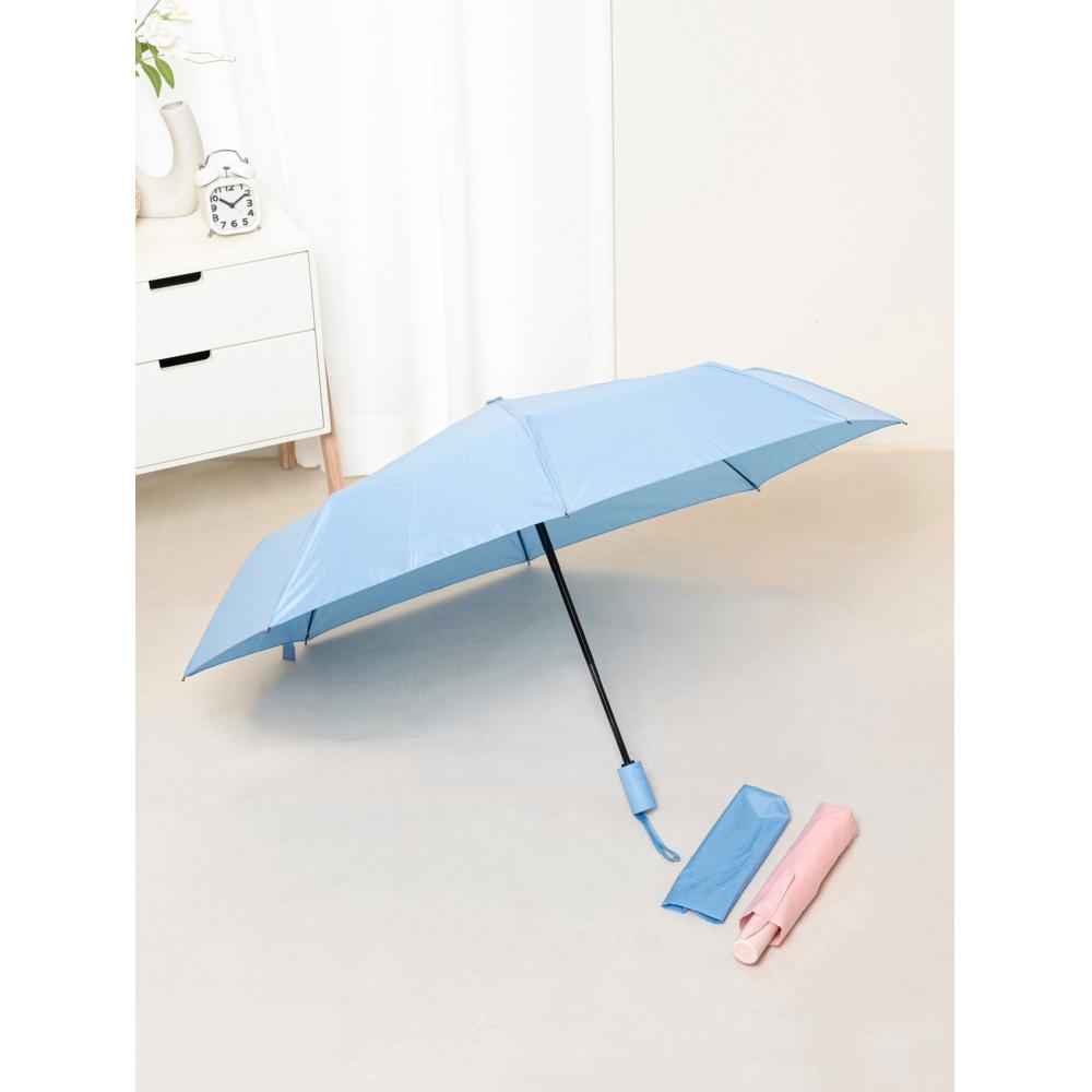 

Daiso Полностью автоматический 3-ступенчатый зонт с эффектом памяти формы 8 спиц 53 см Pink