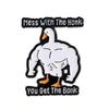 Cute Cartoon Silly Goose Brooch Badge Clothing Backpack Jewelry Accessories Pin Oil Drop Alloy Badge Clothes Backpack Decoration