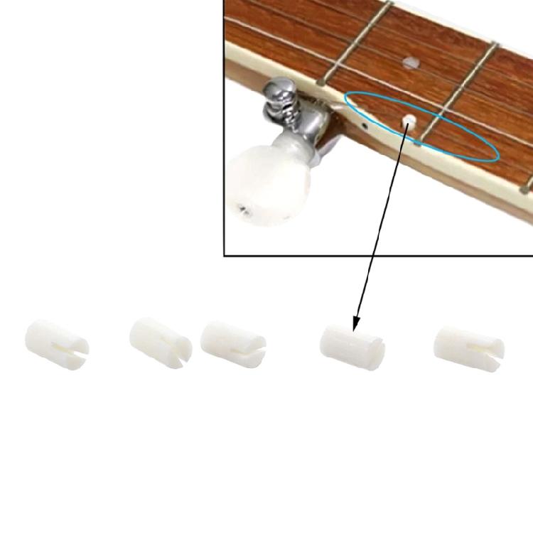 Pack of 5 Premium Banjo 5th String Nuts Engineered for Accurate Alignment Quick Change and Long Terms Use in Musical