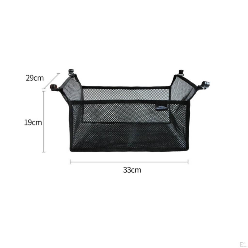 Under-Table Storage Net Lightweight Hanging Mesh Organizer Warp-Knit for Picnics