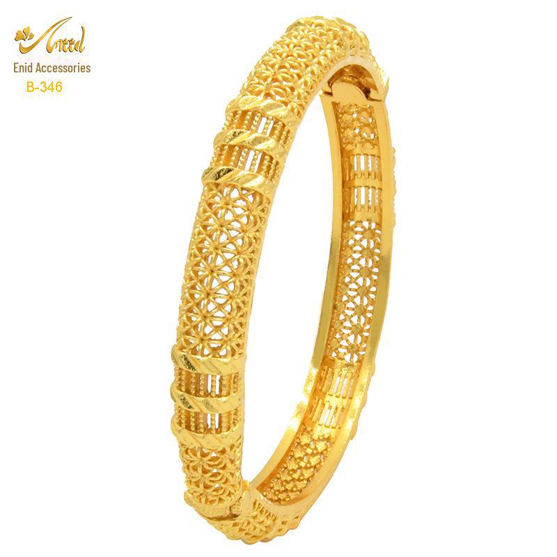 Pulsera nupcial de aleación bañada en oro - Estilo de lujo de Dubái