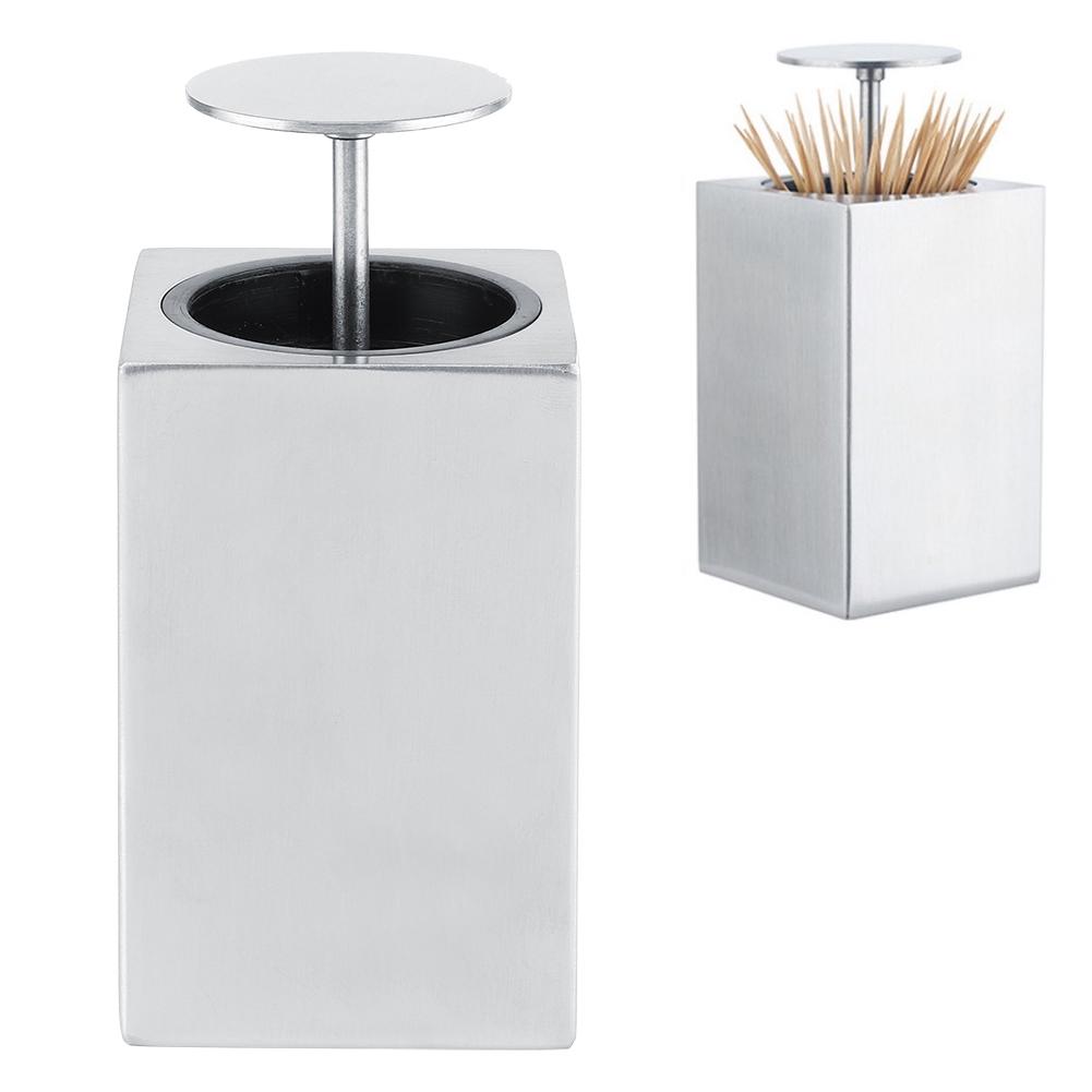 Inovativní automatický dávkovač a úložný box na párátka z nerezové oceli 304 pro domácnost, restauraci