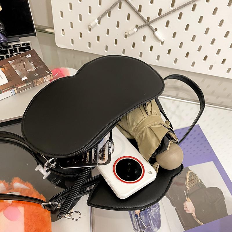 Kawaii Fashion Cherry Shape Clutch Bag Ladies Small Capacity Waterproof Red Fruit Crossbody Bags For Women Creative PU Shoulder Pouch Purse