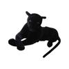 Simulation Plush Leopard Doll Home Decoration Multiple Sizes Black Child Yellow