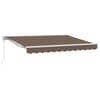Retractable Awning Taupe 3.5 X 2 M Polyester and Aluminum