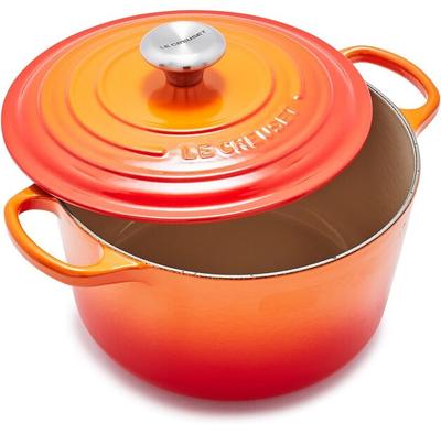 Cast Iron Roaster Le Creuset Signature Round High 24 Cm Oven Red 5 L (21195240902430)