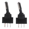 2PCS 12mm SPST For Toggle Switch with LED for 12V DC 20A Automotive Electrical Systems ASW-15D 2Position 3Pin Panel Mount Design