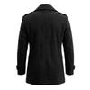 Men's Double-Breasted Overcoat, Warm Thick Winter Coat