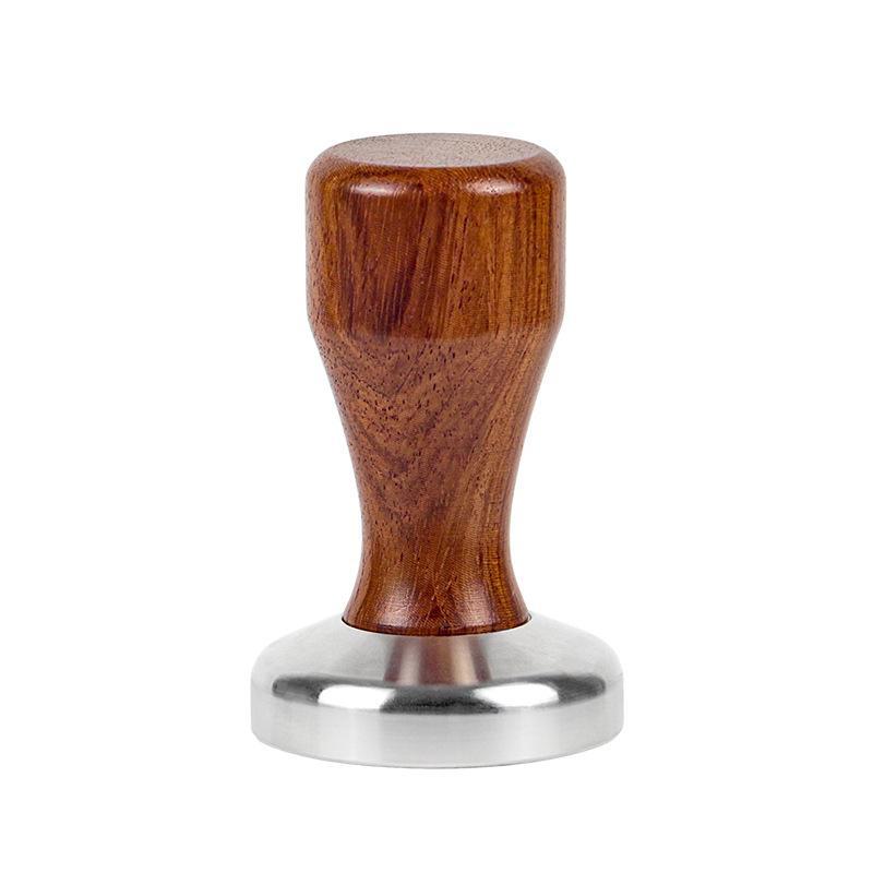 Kávový tamper z palisandru a dubu, nerezová ocel 304 (51/58 mm)