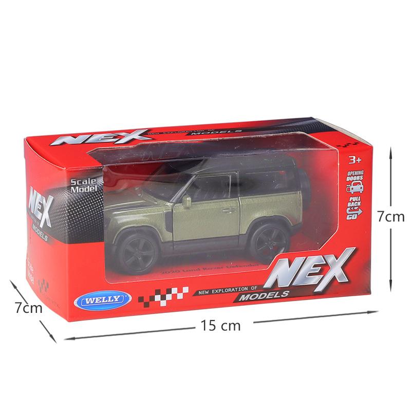 1/36 Land Rover Defender Range Rover Sport Toy Car Model for Children Welly Diecast Metal Miniature Collection Gift for Boys Kid