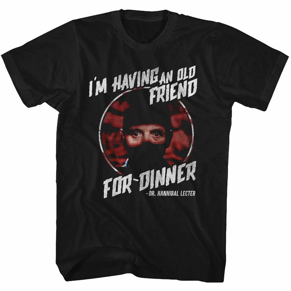 

Silence Of The Lambs Movie I m Having An Old Friend For Dinner Men s T Shirt S