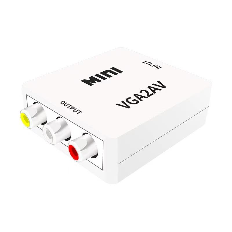 HD AV To HDMI Video Converter 1080P for Monitor, Game Console, Set-top Box, RCA Input