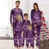 Christmas Printed Round Neck Parent-Child Long Sleeve Long Pants Home Clothes Set