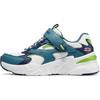 Kids Boys Fashion Versatile Durable Low-Top Casual Shoes Kids Sneaker White Green 405269L-MLT