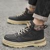 Winter Autumn Men's Boots High Top Casual Sneakers Men Designer Anti-Slip Ankle Boots Outdoor Thick Sole Mens Work Boots New