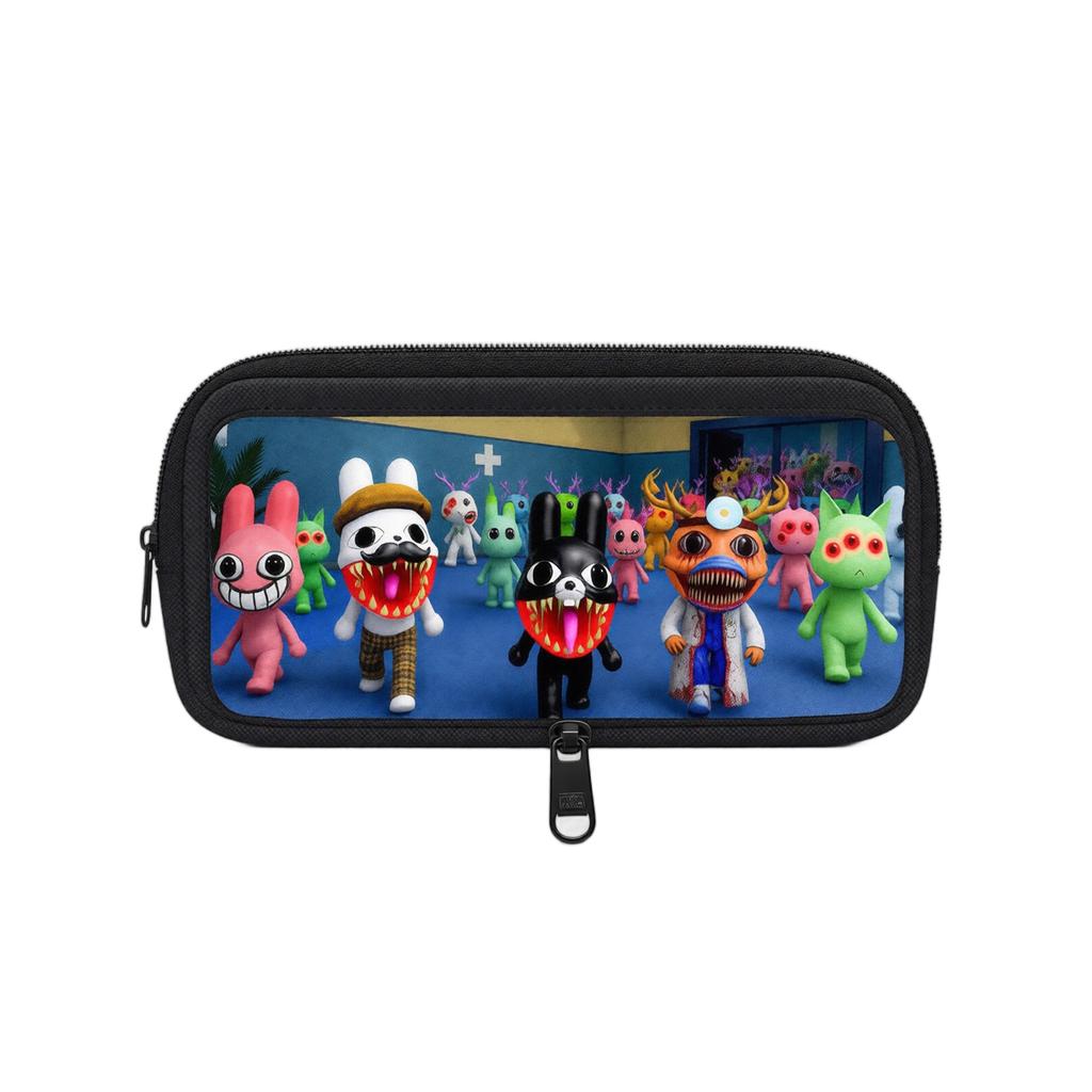 Animal Themed Pencil Case for Students - Pen Pouch for School Supplies