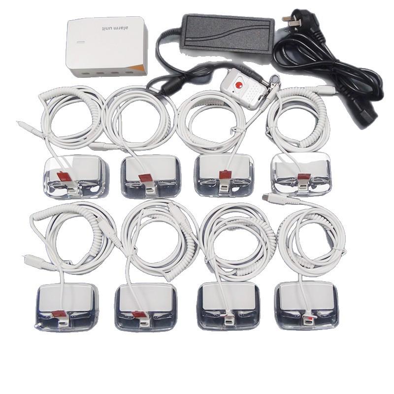 Multi-Channel Anti-Theft Display Stand with One-to-Eight Alarm for Mobile Phones
