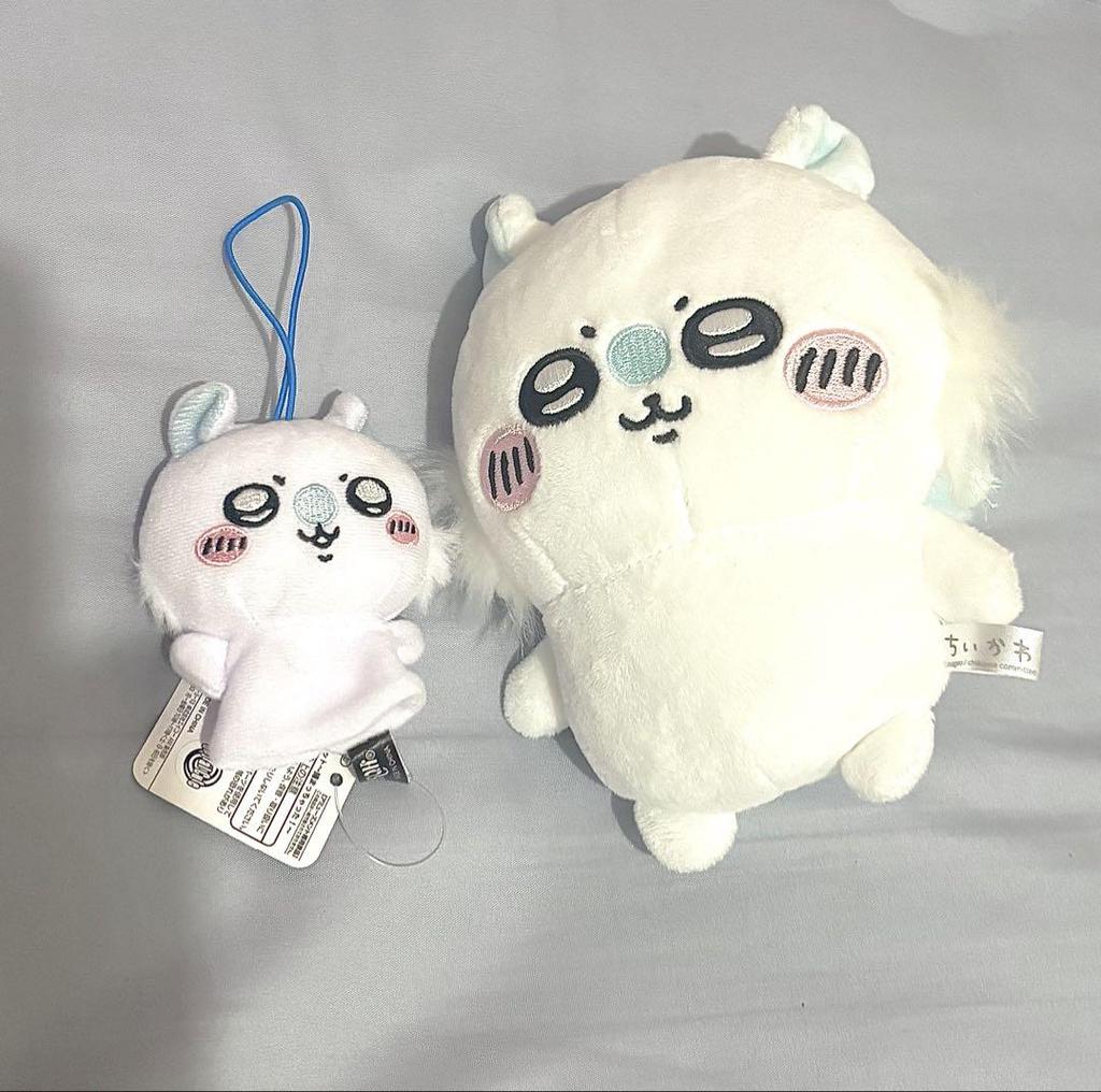 [USED] Flying squirrel goods Kura Sushi figures Flying squirrels fluffy face pouch