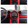 Car Dashboard Decoration Stickers For MINI Cooper S JCW R60 R61 Countryman Accessories Car Air Conditioning Outlet Ring Cover
