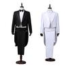 Men's Fit Suit Choral Suit Suit Stage Performance Jacket + Pants 2 Piece Set
