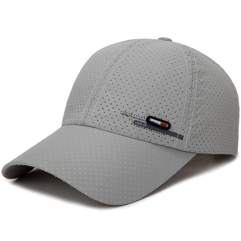 Breathable Perforated Quick-drying Cap Men's Fishing Sun Protection Baseball Cap Cycling Travel Sports Cap