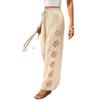 New 2026 Casual Drawstring Hollow Loose Wide-Leg Trousers