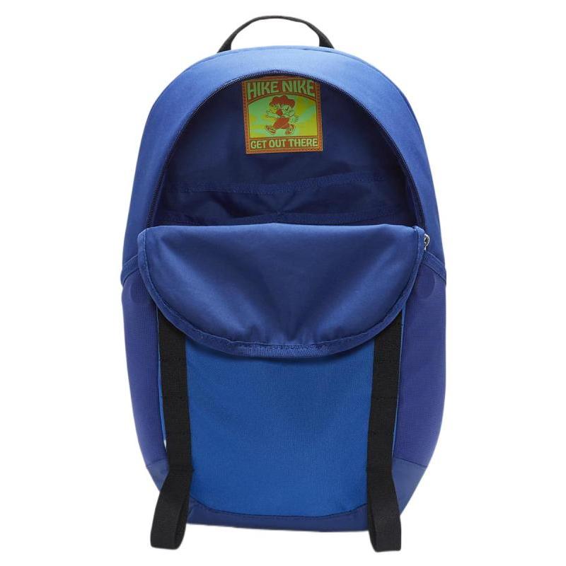 Nike Fabric Backpack Regular Unisex Dark Royal Blue & Original Green Casual DJ9678-455