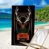 Custom Name Beach Towel Jager-meister Spirit Drink Beach Towel, Soft Microfiber, Gift for Her/Him, Birthday, for Pool, Beach, Travel, Fan gifts