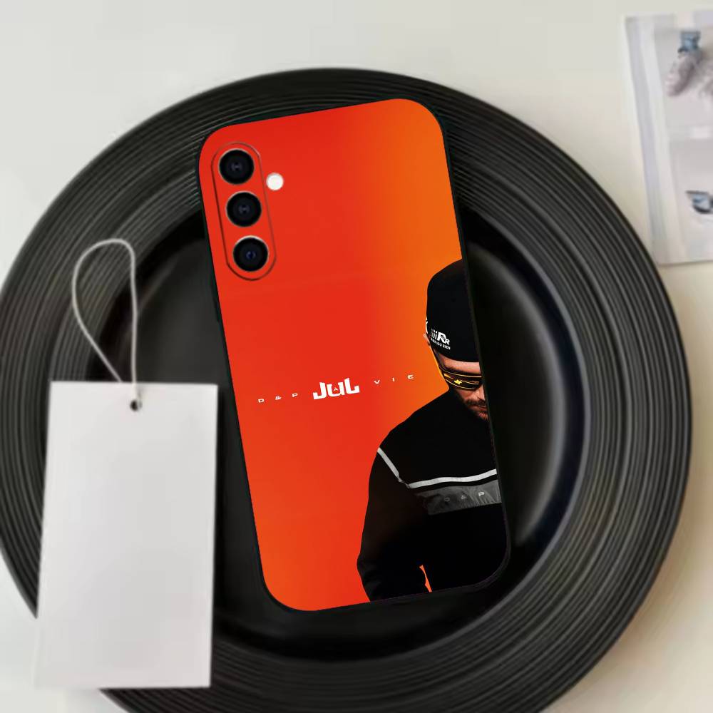 Rapper J-JuL C'est Pas D-Des Lol Phone Case Black Silicone Soft For Samsung Galaxy A73,A72,A71,A70,A53,A52,A51