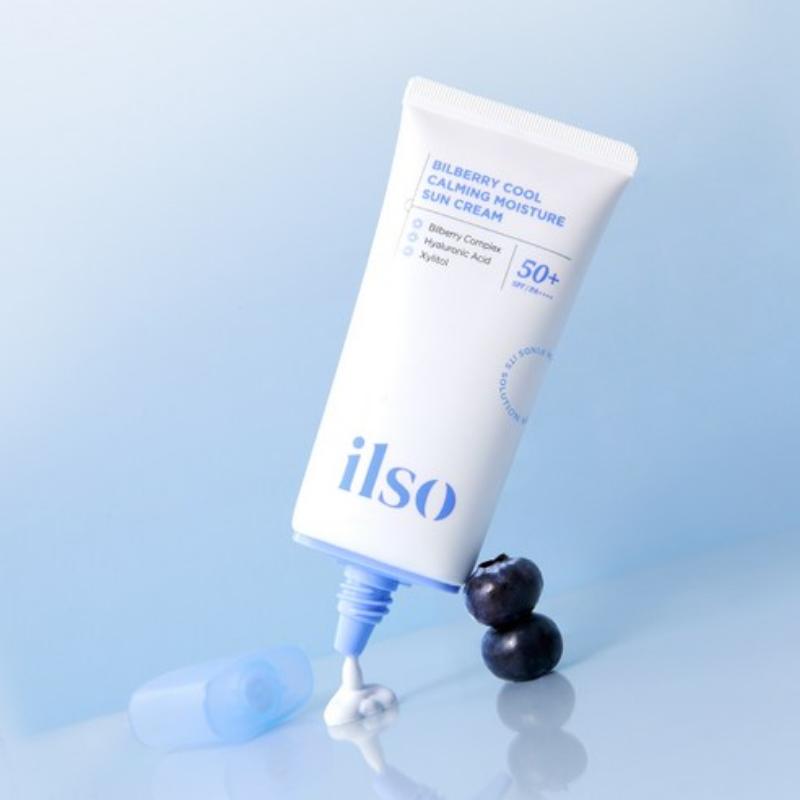 ilso Bilberry Cool Calming Moisture Sun Cream SPF 50+ PA++++ 50ml