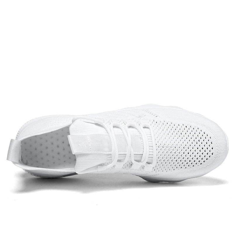 Summer Men Shoes White Mesh Sneakers Breathable Running Shoes Fashion Casual Walking Shoes Zapatillas Hombre Plus Size Footwear