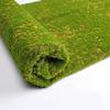 Moss Mat Artificial Grass Square Flat Green Fake Gardens Lawn Silk Cotton New