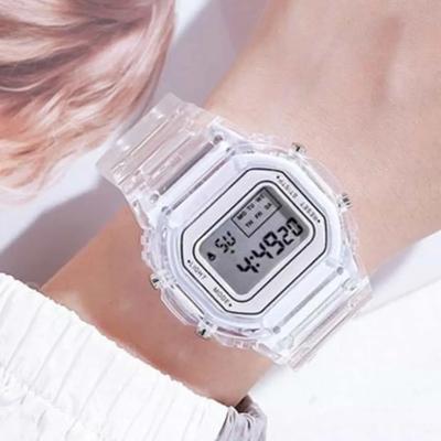 Clear Electronic Urethane Unisex Watch Casual Watch Fashion Watch